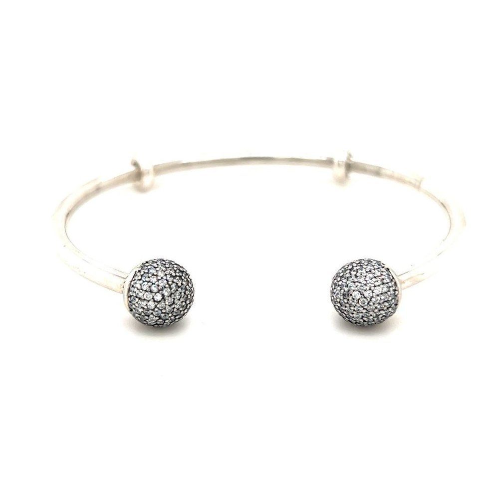 Pandora‎ Moments Pave Cz Open Cuff